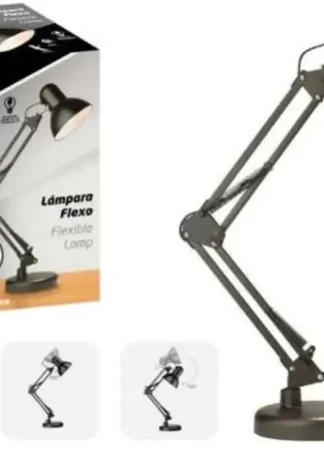 FLEXO SOBREMESA MULTIPOSICION NEGRO