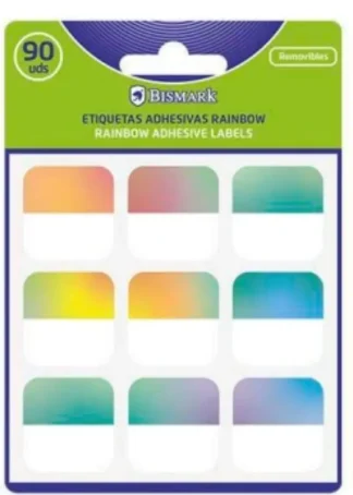 ETIQUETAS ADHESIVAS INDEX RAINBOW BISMARK 90 UNID.