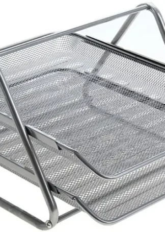 BANDEJA DOBLE REJILLA CROMADA