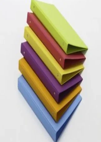 CARPETA 4º 4 ANILLAS 25 MM PVC VERDE FUN COLOR