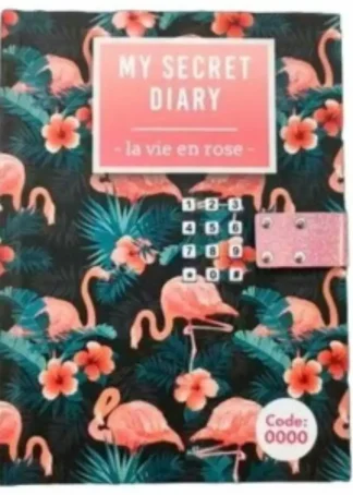 DIARIO CON CLAVE ELECTRONICA LA VIE EN ROSE FLAMENCO