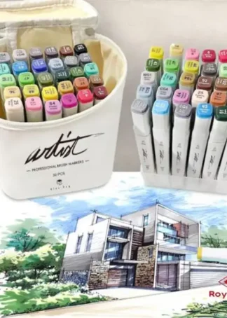 ESTUCHE 30 ROTULADORES PROFESSIONAL BRUSH DOBLE PUNTA