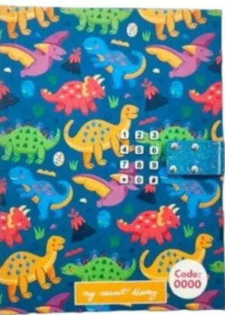 DIARIO CON CLAVE ELECTRONICA DINOS