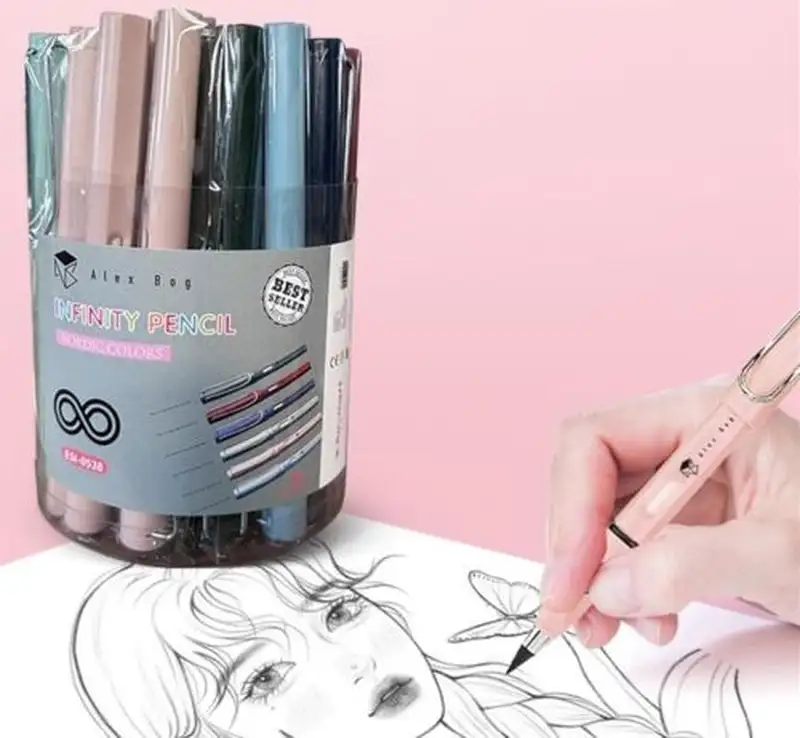 BOTE 30 LAPICES INFINITY COLORES NORDIC