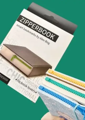 MARCAPAGINAS CREMALLERA ZIPPERBOOK 15X10X1,5CM