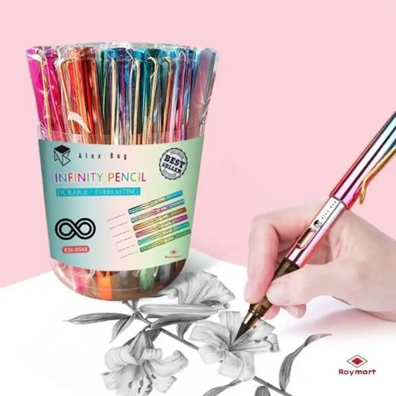 BOTE 30 LAPICES INFINITOS COLORES TORNASOL SURTIDOS