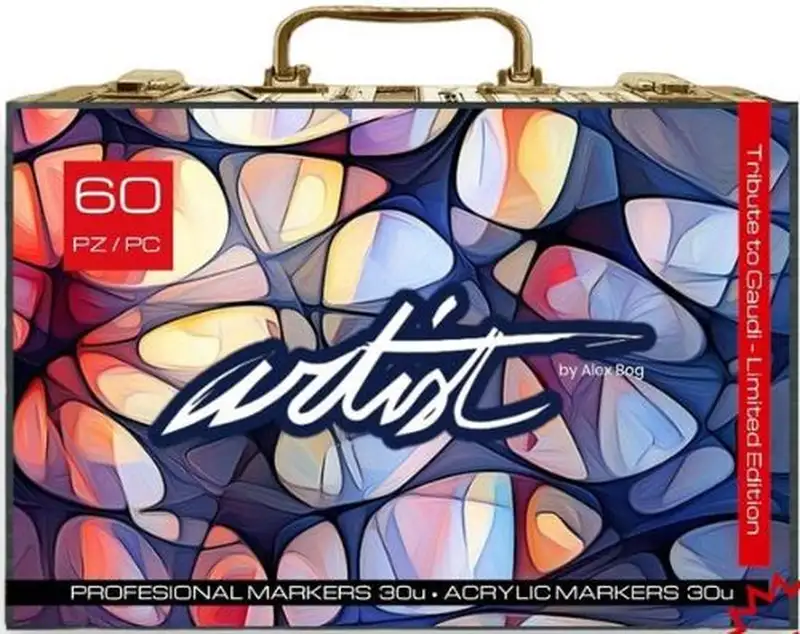 MALETIN 60 ROTULADORES ACRYLICOS/ALCOHOL MARKERS S. ARTIST