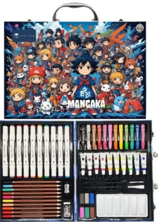 SET ART STUDIO ARTIST MANGA CON 53 PIEZAS
