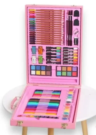 MALETA ART STUDIO ARTIST CON 100 PIEZAS COLOR ROSA