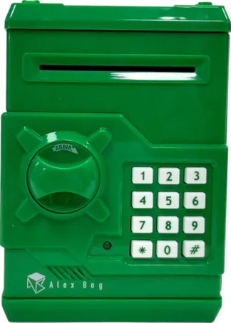 CAJA FUERTE ELECTRONICA COLOR VERDE OSCURO