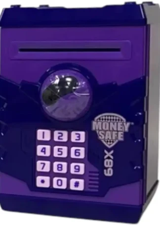 CAJA FUERTE ELECTRONICA CON ASA ROBOT PURPLE