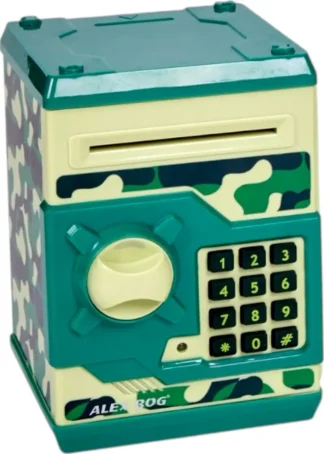 CAJA FUERTE ELECTRONICA CAMUFLAJE VERDE