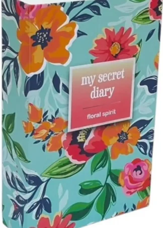 CAJA FUERTE CON COMBINACION FORMA DE LIBRO FLORAL SPIRIT