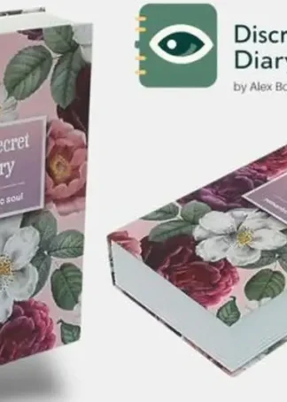 CAJA FUERTE CON COMBINACION FORMA DE LIBRO ROMANTIC SOUL