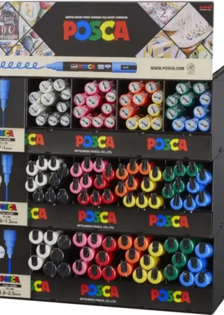 CONTENIDO EXPOSITOR SOBREMESA POSCA 112