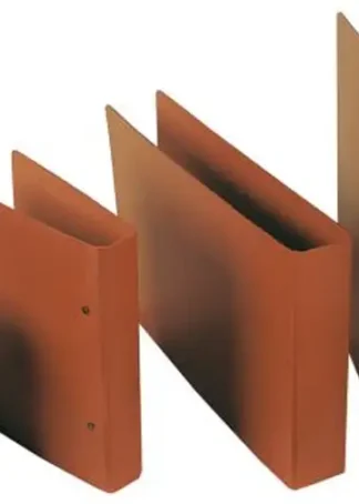 CARPETA Fº 2 ANILLAS 40MM CARTON CUERO