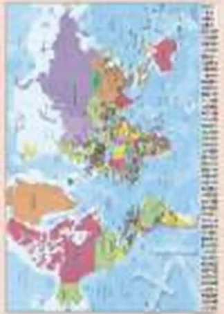 VADE ESCOLAR MAPA MUNDO 35X49CM