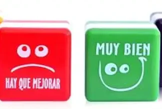 ESTUCHE 6 SELLOS DE MOTIVACION EN CASTELLANO 25X25MM