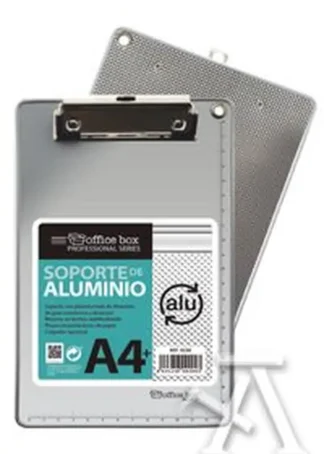 CARPETA A4 CON PINZA SUPERIOR ALUMINIO
