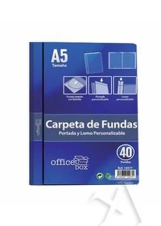 CARPETA 40 FUNDAS A5 PERSONALIZABLE