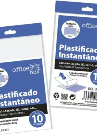 BLISTER 10 LAMINAS PLASTIFICADO TARJETA INSTANTANEO