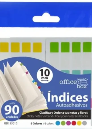 BOLSA 90 INDICES AUTOADHESIVOS 10MM