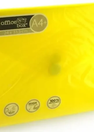 PAQ/10 CARPETA SOBRE A4+ V-LOCK 240X335 VELCRO AMARILLO