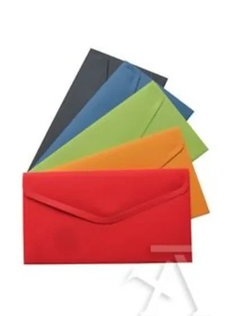 PAQ/10 CARPETAS SOBRE RECIBO VITAL COLORS PP VELCRO C.SURTI