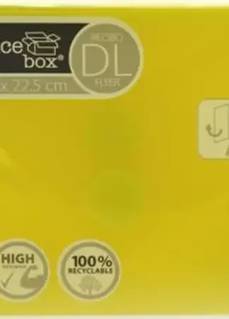 PAQ/10 SOBRE DL V-LOCK 125X225 MM VELCRO COLOR AMARILLO