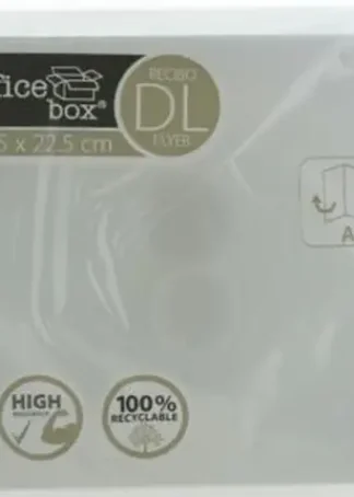 PAQ/10 SOBRE DL V-LOCK 125X225 MM VELCRO COLOR TRANSLUCIDO