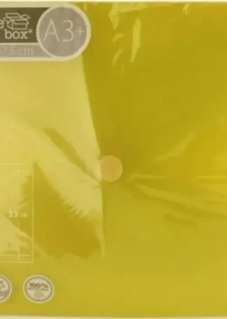 PAQ/10 CARPETA SOBRE A3+ CIERRE VELCRO AMARILLO