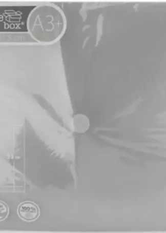 PAQ/10 CARPETA SOBRE A3+ V-LOCK 330X475 VELCRO TRANSPARENTE