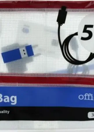 BOLSA MULTIUSOS 36X25,5CM A4 5 BOLSILLOS CREMALLER