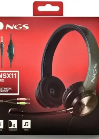 AURICULARES MSX11PRO JACK 3,5MM CON ADAPTADOR JACK