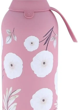 BOTELLA DE AERO INOXIDABLE 500ML MAKEUP FLOWERS