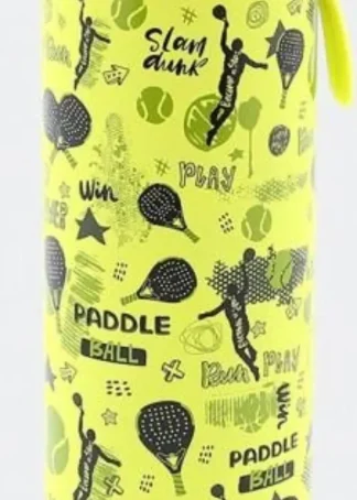 BOTELLA TERMICA JUVENIL 750ML PISTACHO PADDEL