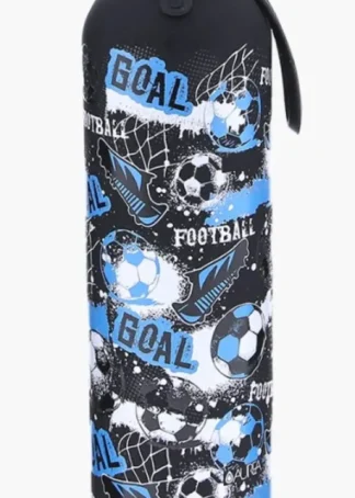 BOTELLA 600ML CON ALTAVOZ BLACK FOOTBALL