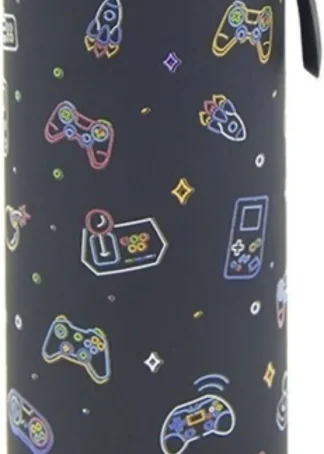 BOTELLA TERMICA 710ML BLACK NEON GAMER COLECTION