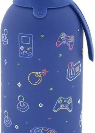 BOTELLA TERMICA 500ML DARK BLUE NEON GAMER COLLECTION