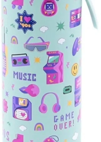 BOTELLA TERMICA 710ML MINT GAMERS 90`S LIFE