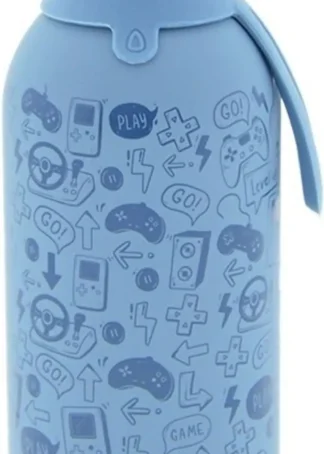 BOTELLA TERMICA JUVENIL 500ML PETROL BLUE PLAY THE GAME