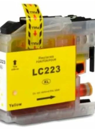 CARTUCHO TINTA COMPATIBLE BROTHER LC223Y AMARILLO
