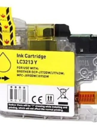 CARTUCHO TINTA COMPATIBLE BROTHER LC3213/LC3211 AMARILLO