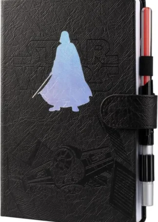 CUADERNO PREMIUM A5 BOLIGRAFO SABLE DE LUZ STAR WARS