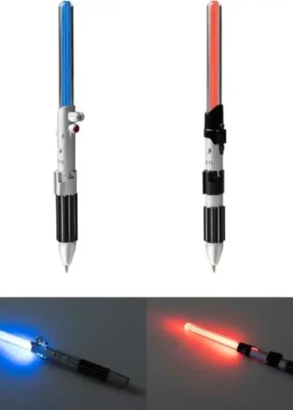SET 2 BOLIGRAFOS SABLES DEL LUZ STAR WARS