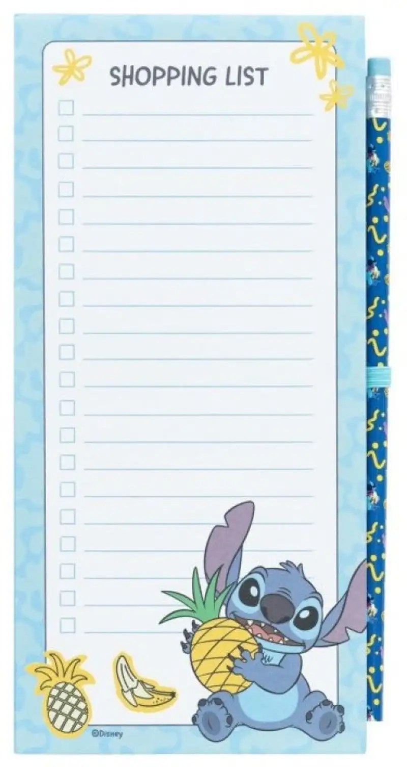 NOTAS MAGNETICAS DISNEY STITCH TROPICAL