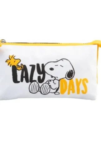ESTUCHE TRIPLE SNOOPY LAZY DAYS