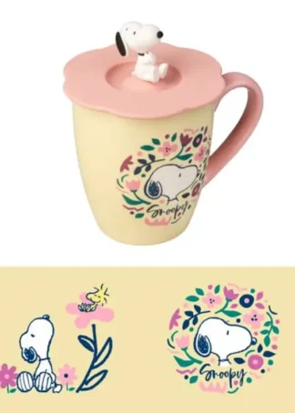 TAZA PREMIUM CON TAPA SNOOPY