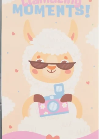 ALBUM DE FOTOS SOFT 96 BOLSILLOS 10X15CM LLAMA