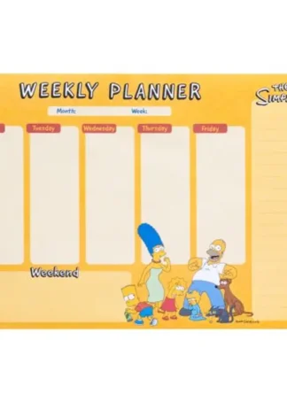 BLOX PLANIFICADOR SEMANAL A4 THE SIMPSONS